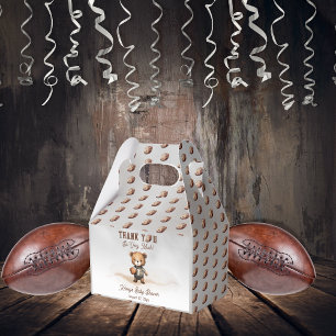 Ballotins Boy Bearly Wait Baby shower de football américain