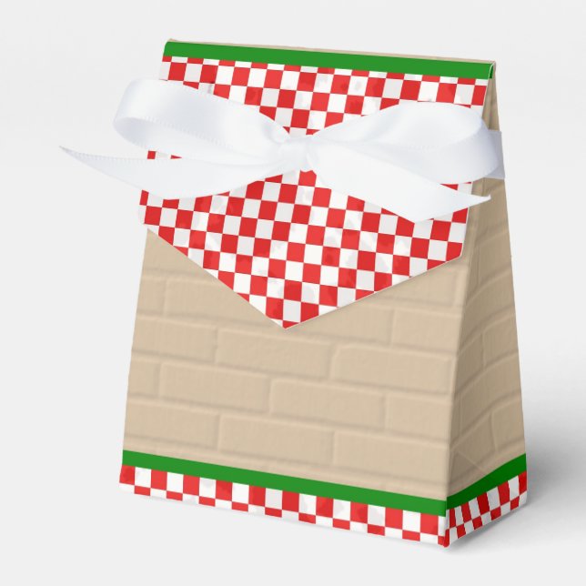 Ballotins Boy Pizza Party Favoriser Box (Verso)