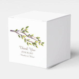 Ballotins Branches brossées Mariage Favor Boxes