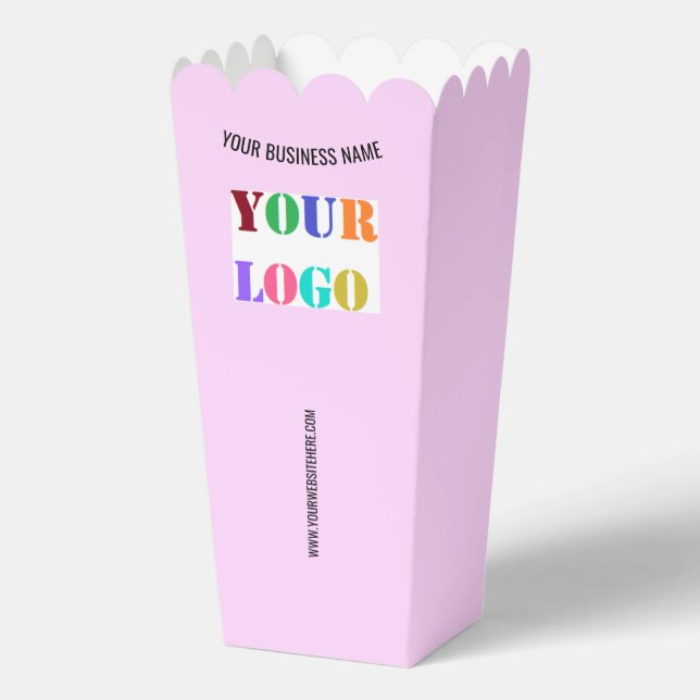 Ballotins Branded Promotional Business Popcorn Boxes Example (Recto)