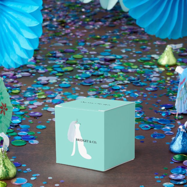 Ballotins BRIDE & CO Turquoise Blue Voici La Fête des Mariée (Fête)