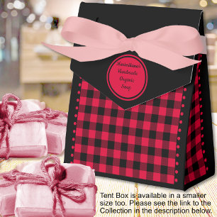 Ballotins Buffalo à carreaux - Noir et Rouge - Tente 4x2x5