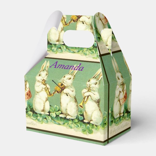Ballotins Bunnies de Pâques Jouer Ballotin (Verso)