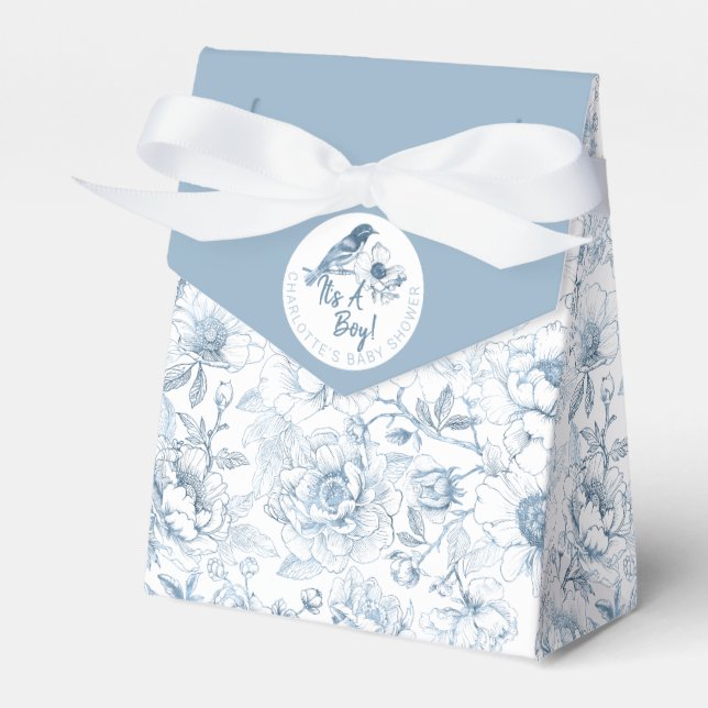 Ballotins C’est un garçon Chinoiserie Baby shower Ballotin B (Verso)