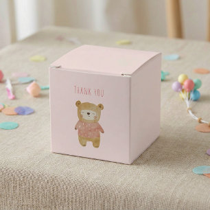 Ballotins C’est une fille Aquarelle mignonne Baby shower ros