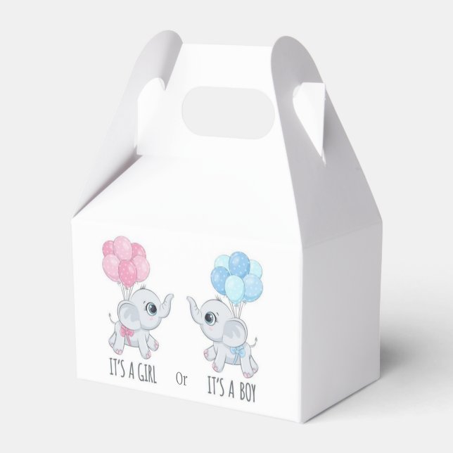 Ballotins C`est une fille ou c`est un garçon Ballotin de rév (Verso)