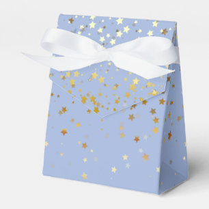 Ballotins Cadeau/Ballotin en Dusty Blue & Golden Petite Star