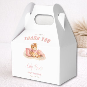Ballotins Cadeau de Baby Shower Fille Rose Élégante Petite C