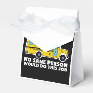 Ballotins Cadeau de chauffeur de bus Crazy School