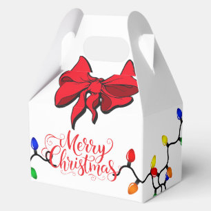 Ballotins Cadeau de faveur de lumières de Noël joyeux