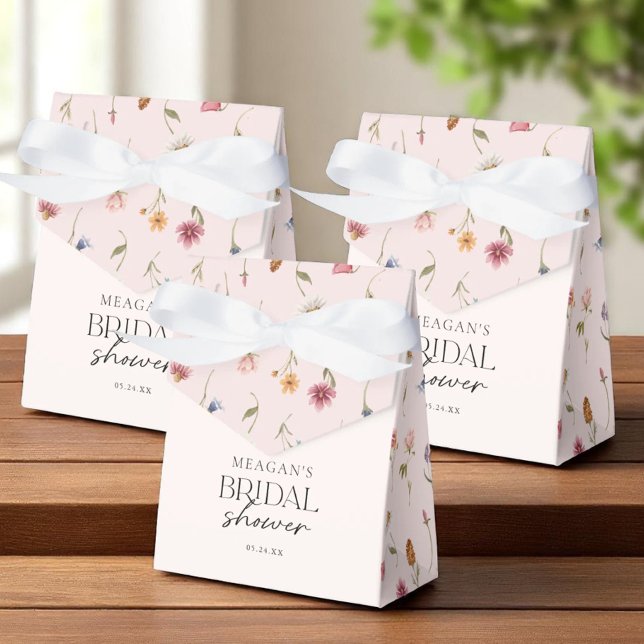 Ballotins Cadeau de Fête de Mariage Floral Rose Pâle (Créateur téléchargé)
