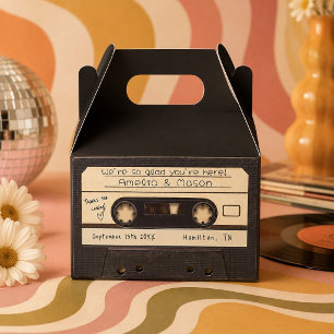 Ballotins Cadeau de mariage cassette rétro