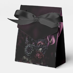 Ballotins Cadeau de mariage floral romantique sombre et orag