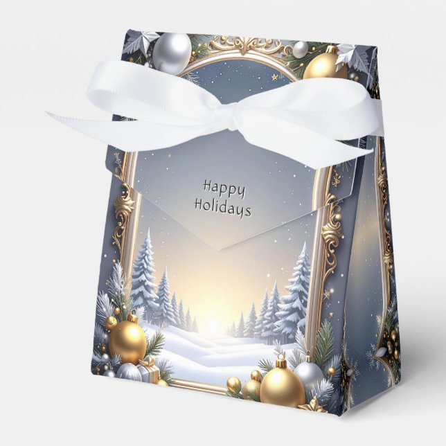 Ballotins Cadeau de Noël Boîte cadeau de vacances (Verso)