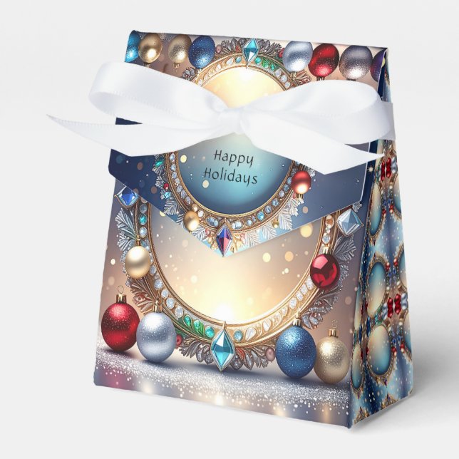 Ballotins Cadeau de Noël Cadeau de vacances Boîte cadeau (Verso)