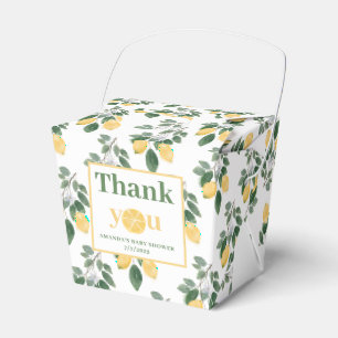 Ballotins Cadeau de remerciement pour Baby Shower Lemon Girl