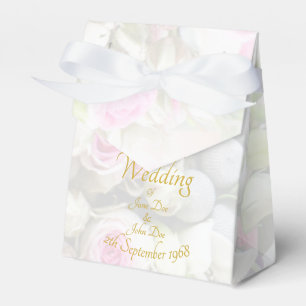 Ballotins Cadeau mariage - Mariée avec bouquet mariage color