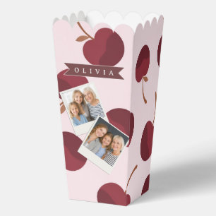 Ballotins Cadeau Personnalisé avec Motif Cerise Esthétique