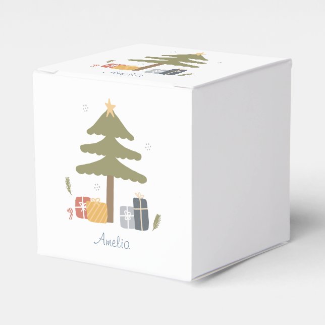 Ballotins Cadeau personnalisé Nordic Christmas Tree (Verso)