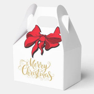 Ballotins Cadeau ruban rouge Joyeux Noël 