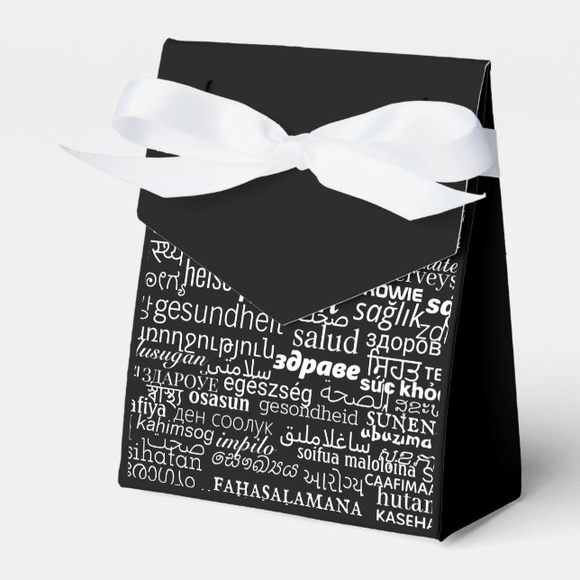 Ballotins Cadeau texte santé ou Ballotin Choisissez vos coul (Verso)