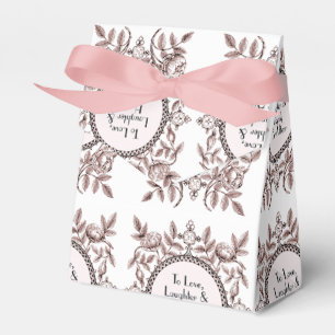 Ballotins Cadeaux de Mariage & Favor, Style Victorien Rose D