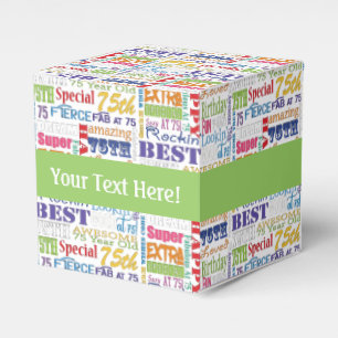 Ballotins Cadeaux Uniques Et Spéciaux 75e Anniversaire