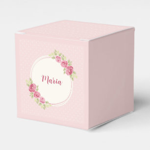 Ballotins Cadre vintage shabby chic aux roses