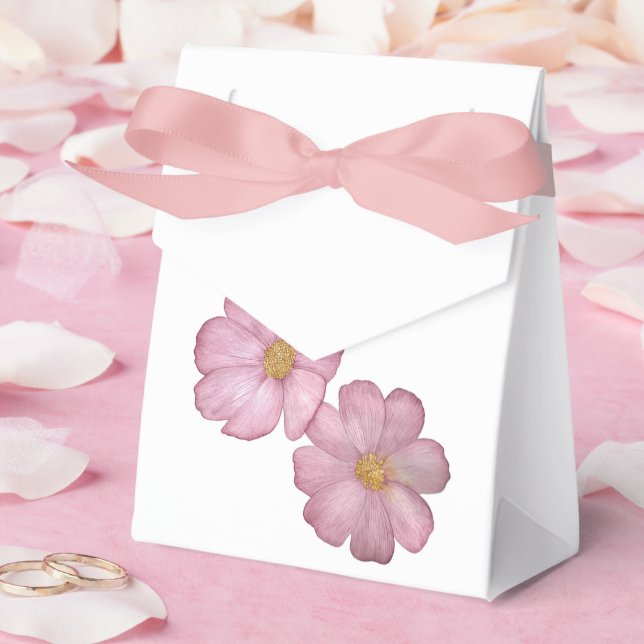 Ballotins Caja Blanca flores (Mariage)