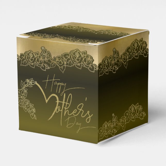 Ballotins Caja de regalo verde hermoso para día de madre (Verso)