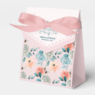 Ballotins Calligraphie Mariage de dentelle rose pâle