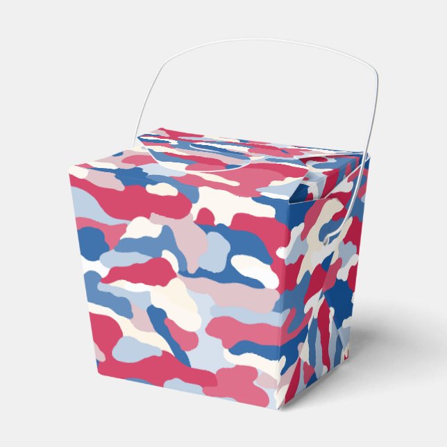 Ballotins Camouflage rouge blanc et bleu (Verso)