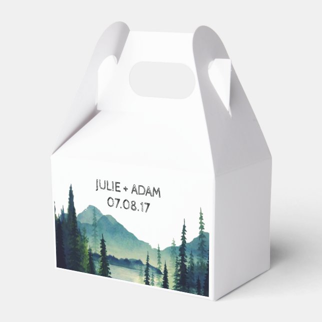 Ballotins Camping Mariage mariage Favor Boxes (Verso)