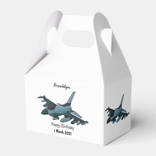 Ballotins Caricature d'avion de chasse militaire (Verso)