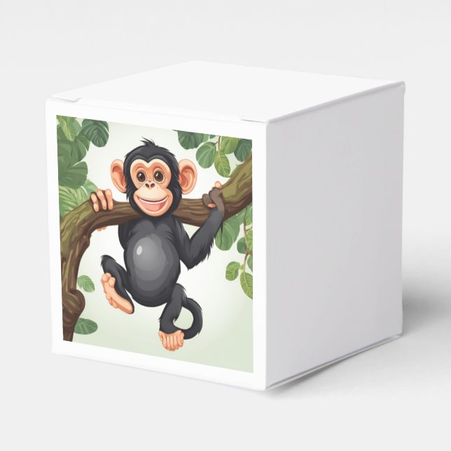 Ballotins Caricature de chimpanzé fou mignon (Verso)