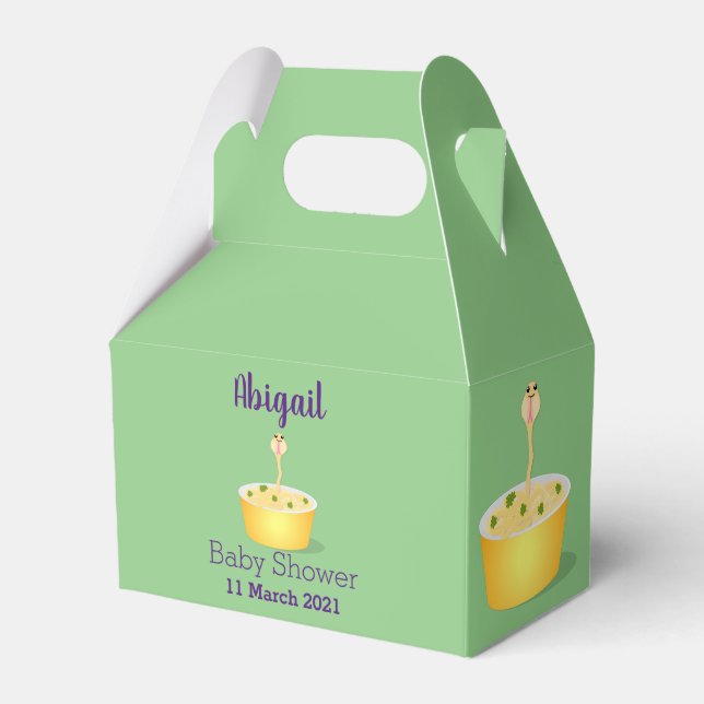 Ballotins Caricature de serpent aux nouilles mignonnes illus (Verso)