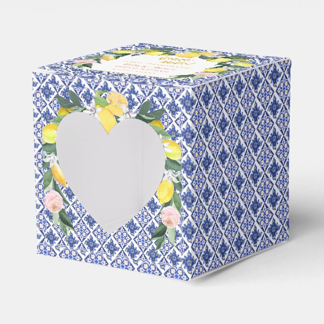 Ballotins Carreaux bleus de citron italiens Merci mille Mari (Verso)