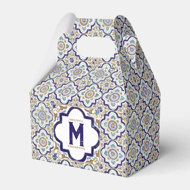 Ballotins Carreaux d'ornement vintages Monogramme (Verso)