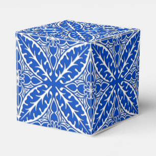 Ballotins Carreaux marocains - bleu cobalt et blanc