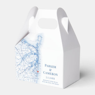 Ballotins Carte Mariage longue branche New Jersey Élégante