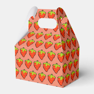 Ballotins Cartoon Fraises Motif rouge
