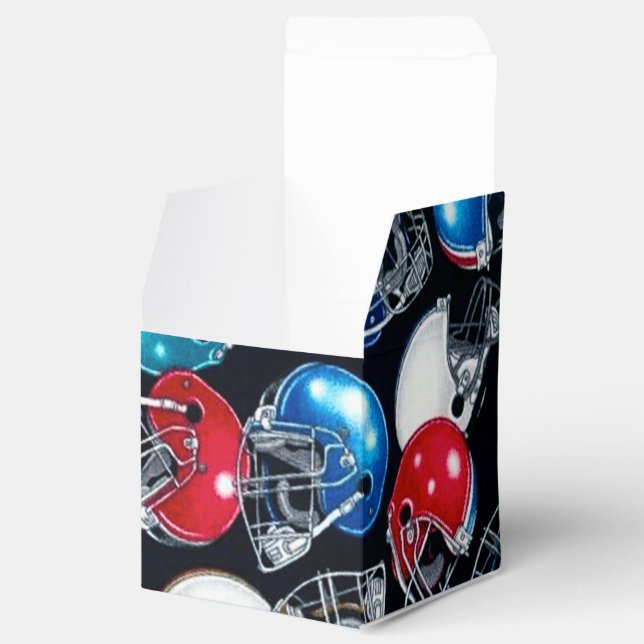 Ballotins Casque de football Cube Motif (Ouvert)