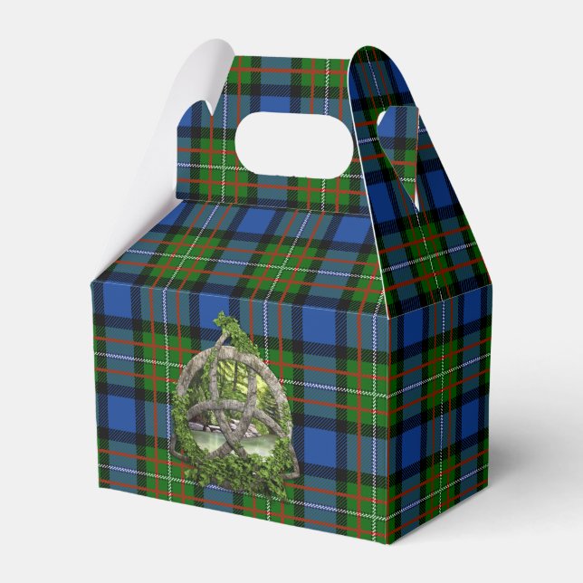Ballotins Céleste Trinity Knot Et Clan Fergusson Tartan (Verso)