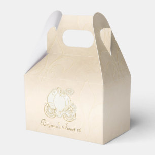 Ballotins Cendrillon Gold Carriage Beige Party Favoriser les