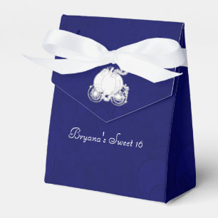 Ballotins Cendrillon Silver Carriage Blue Party Favoriser le