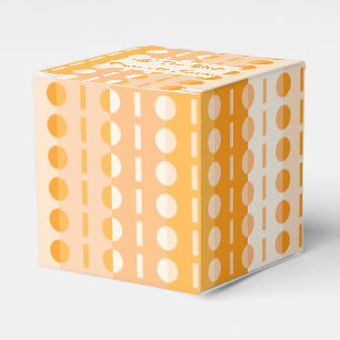 Ballotins Cercles sur les bandes-Orange Peach Ombre Classic
