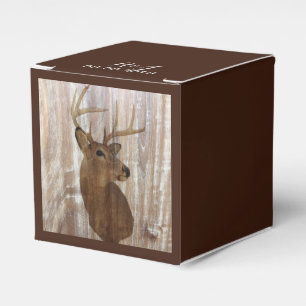 Ballotins cerf à grains de bois rustique la chasse est au-de