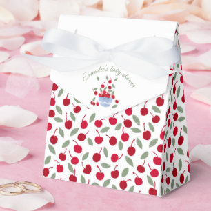 Ballotins Cerise thème Baby shower aquarelle