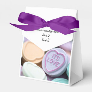 Ballotins "C'est l'amour" Love heart sweets ballotin