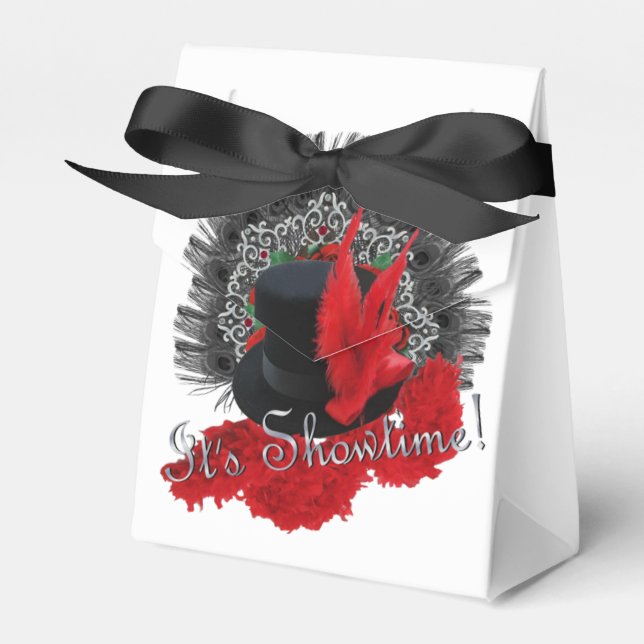 Ballotins C'est Showtime ! boîte cadeau (Verso)